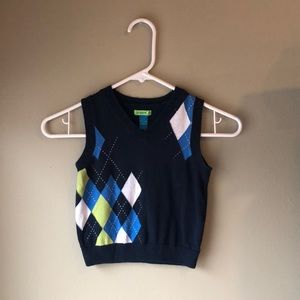 Navy Toddler boys vest